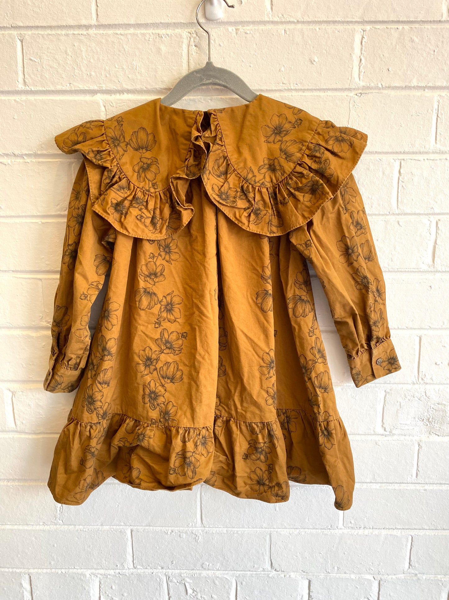 Carbon Soldier Brown Floral Dress - Size 5