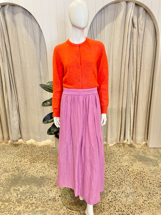 Samsoe Samsoe Red Nor Short Cardigan - Size S (8-10)