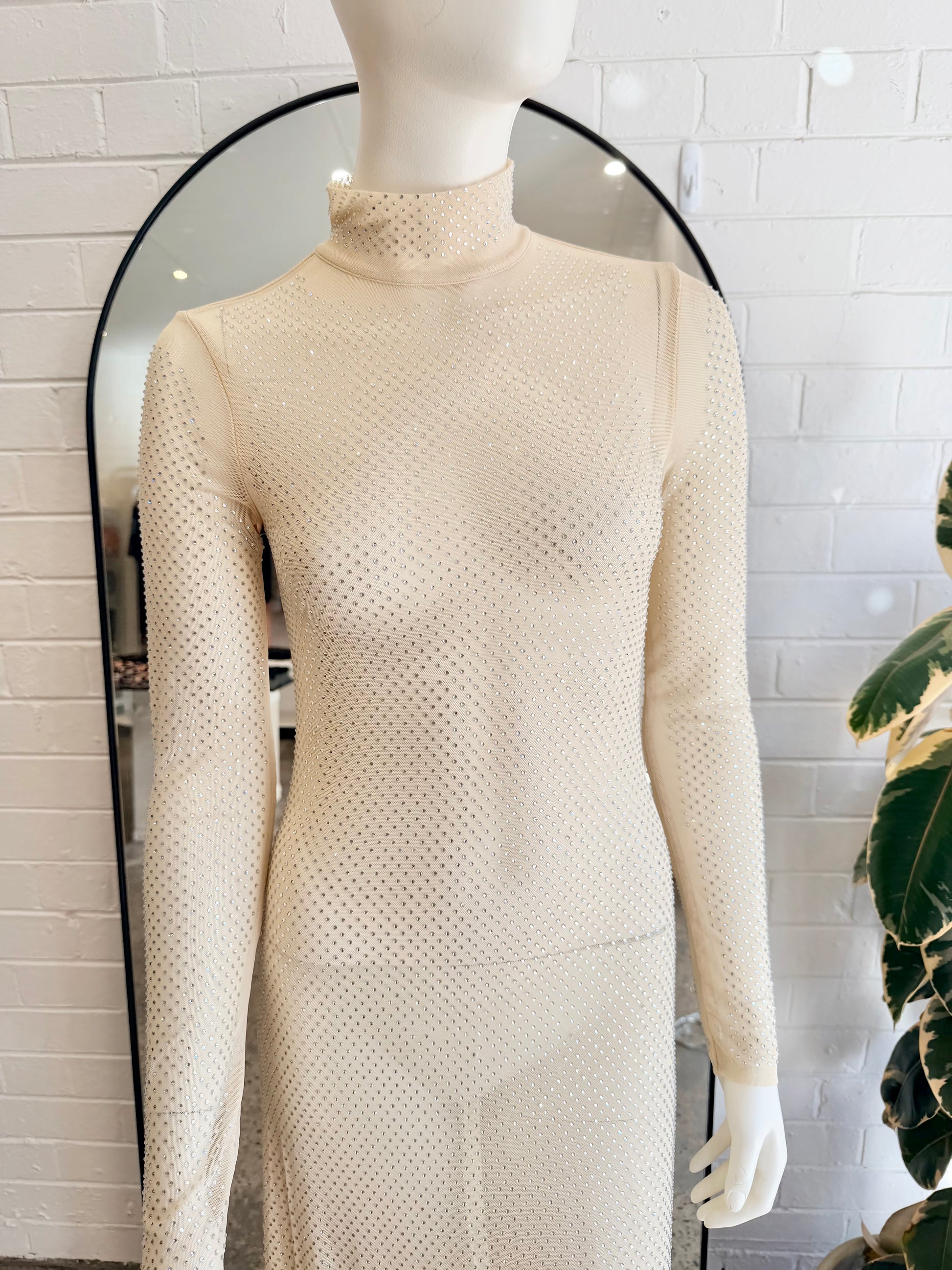 Camille Charrière x Mango Crystal Gown