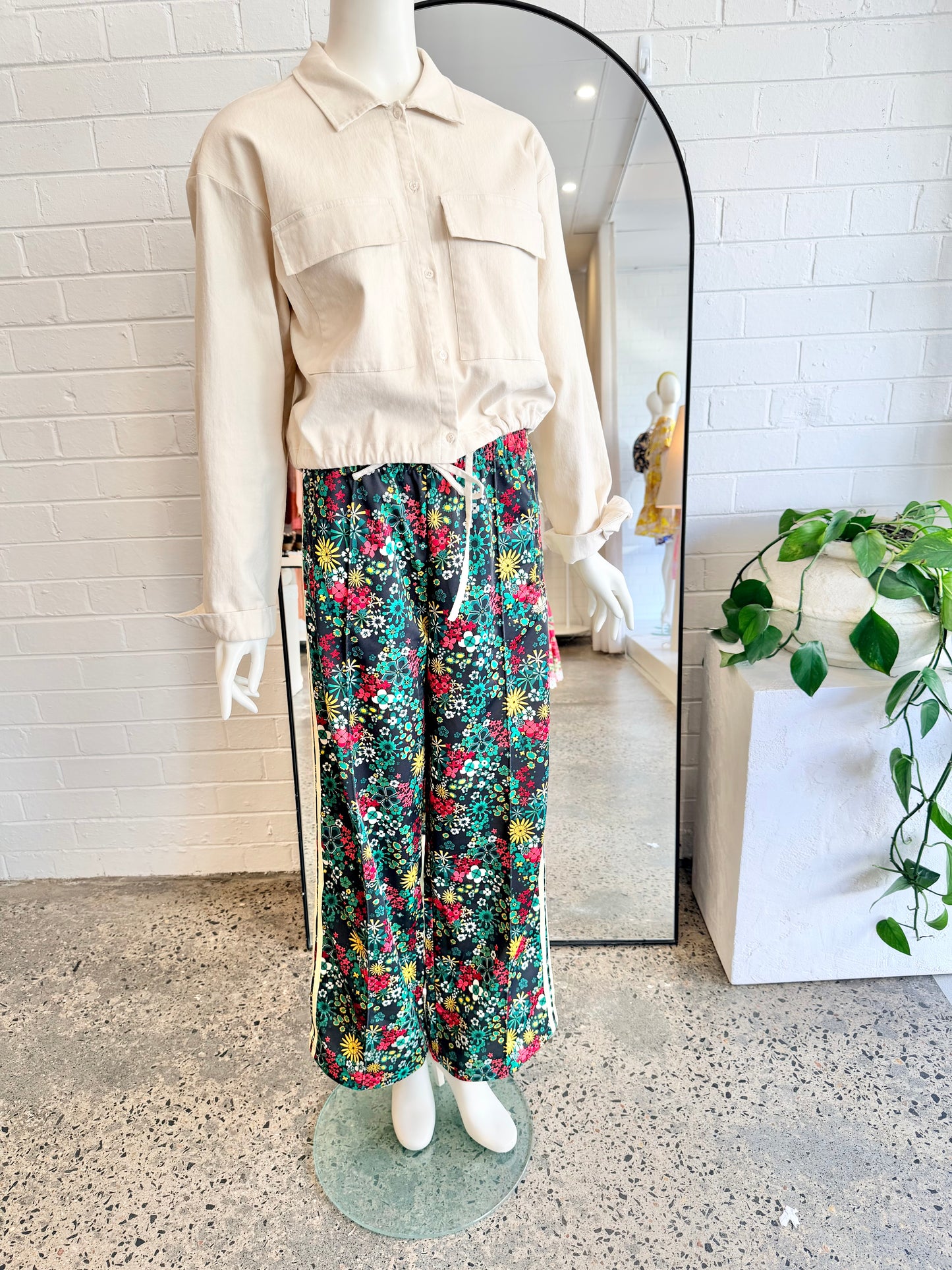 Adidas Originals x Liberty London Firebird Trackpants - Size 12-14 - Pre-Loved Geelong
