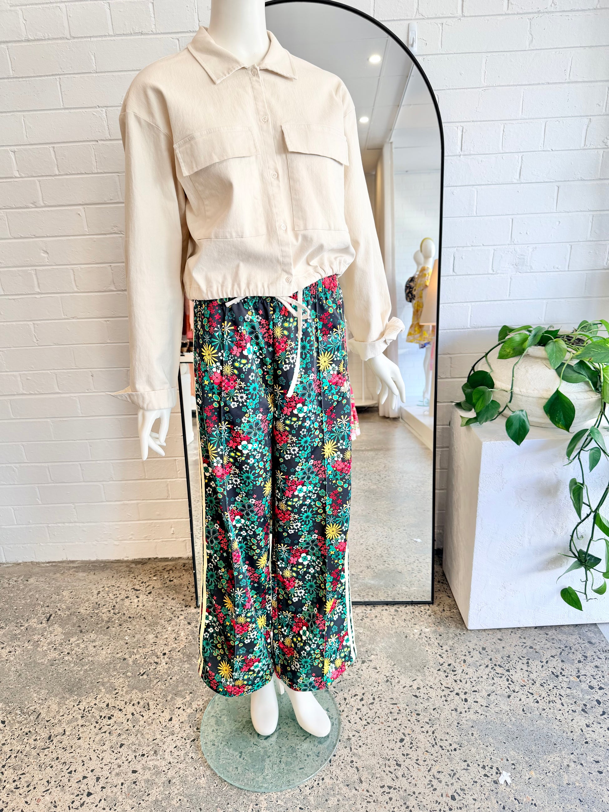 Adidas Originals x Liberty London Firebird Trackpants - Size 12-14 - Pre-Loved Geelong