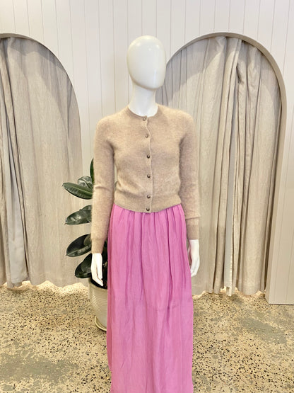 Naked Camel Cashmere Cardigan - Size XS/S (6-8)