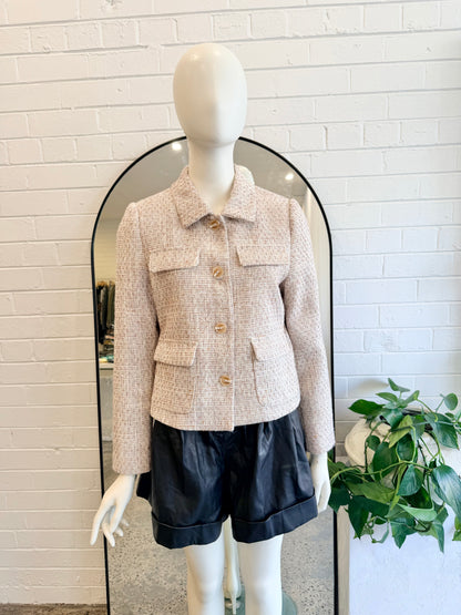 Zoe Kratzmann Biscuit Adjoin Jacket - Size 1 (8)