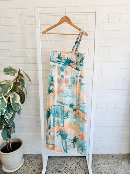 Kate Ford Palo Verde Braid Shoulder Dress - Size 2 (10)