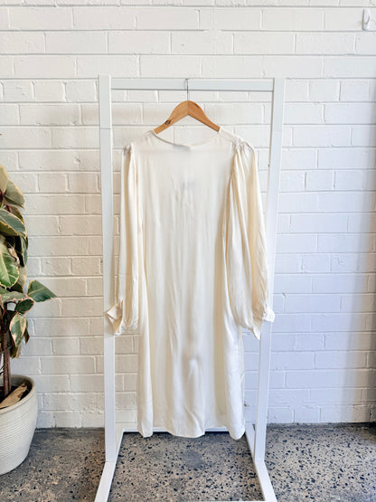 Mamapapa Ivory/Cream Boho Style Dress - Size 12-14