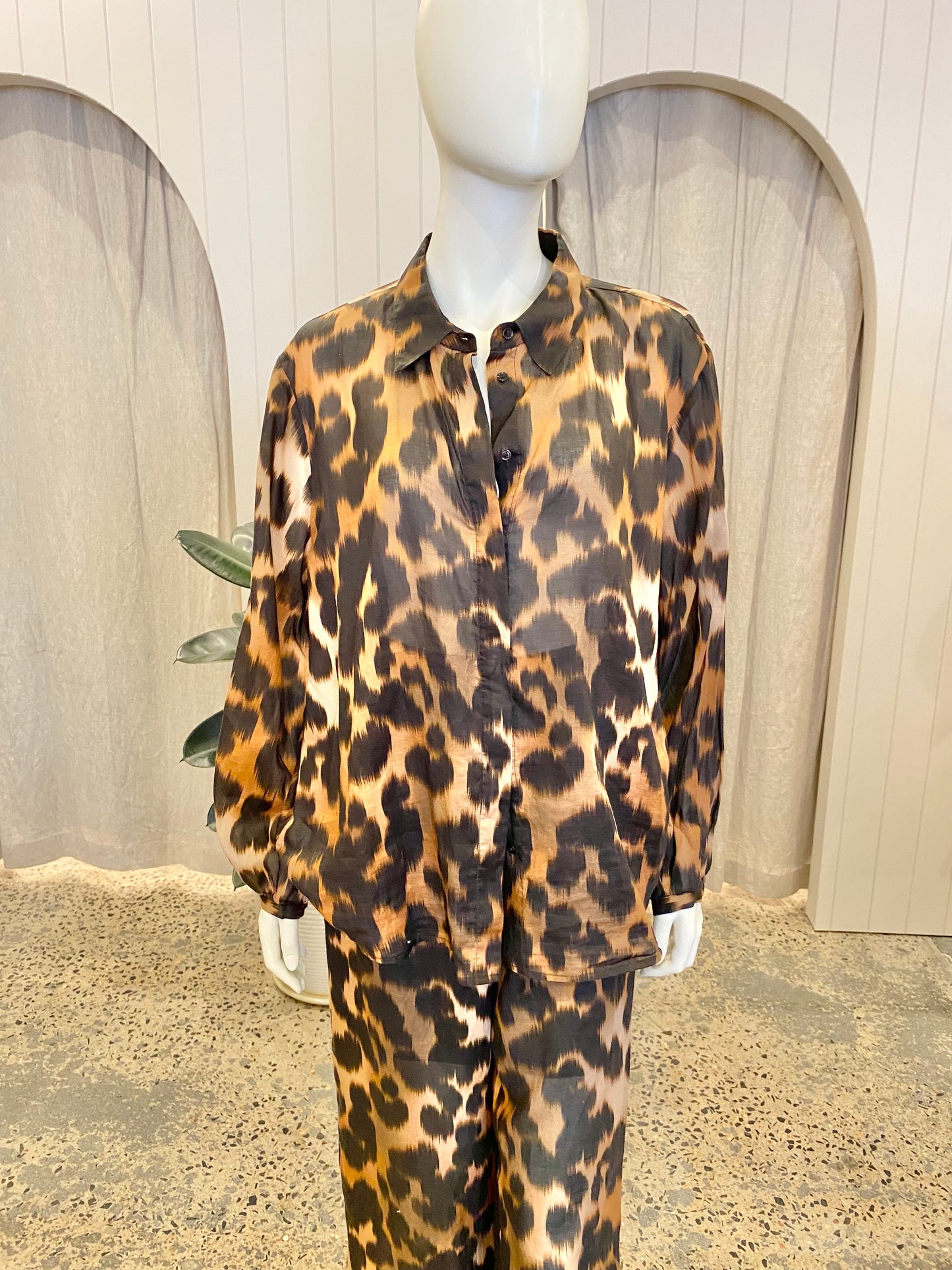 Country Road Animal Print Co-Ord Set - Size 12
