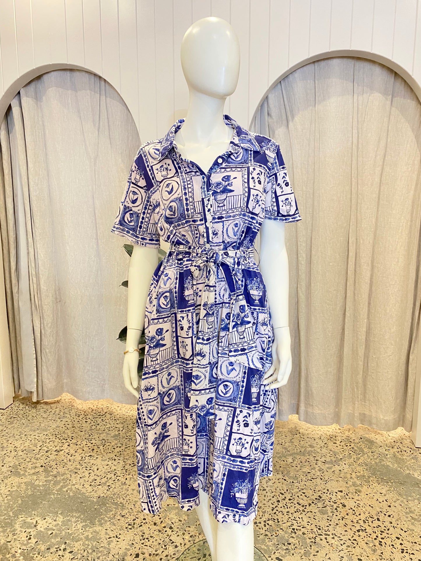 Nancy Bird Vera Short Sleeve Dress - Size 14