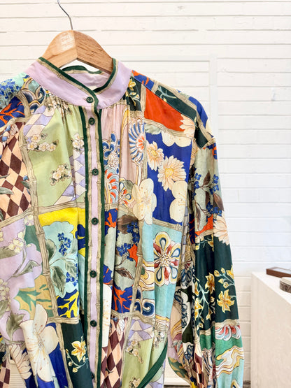 Alemais 'Bianca' Midi Shirtdress - Size 12