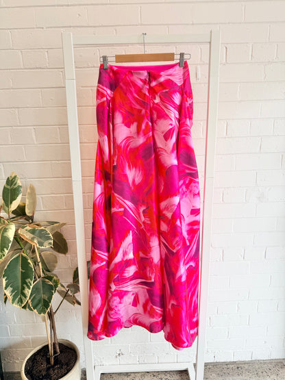 Eliya The Label Zabana Capri Maxi Skirt in Pink - Size 8