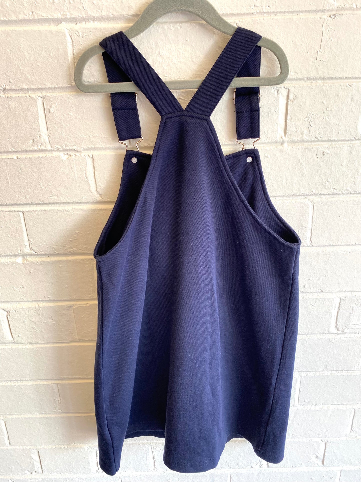 Mayoral Navy Pinafore Dress - Size 12