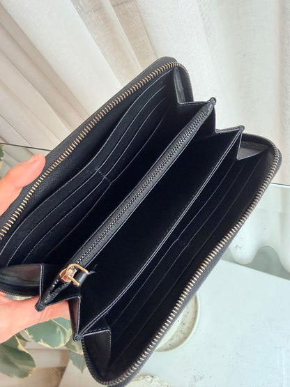 Prada Black Saffiano Leather Wallet