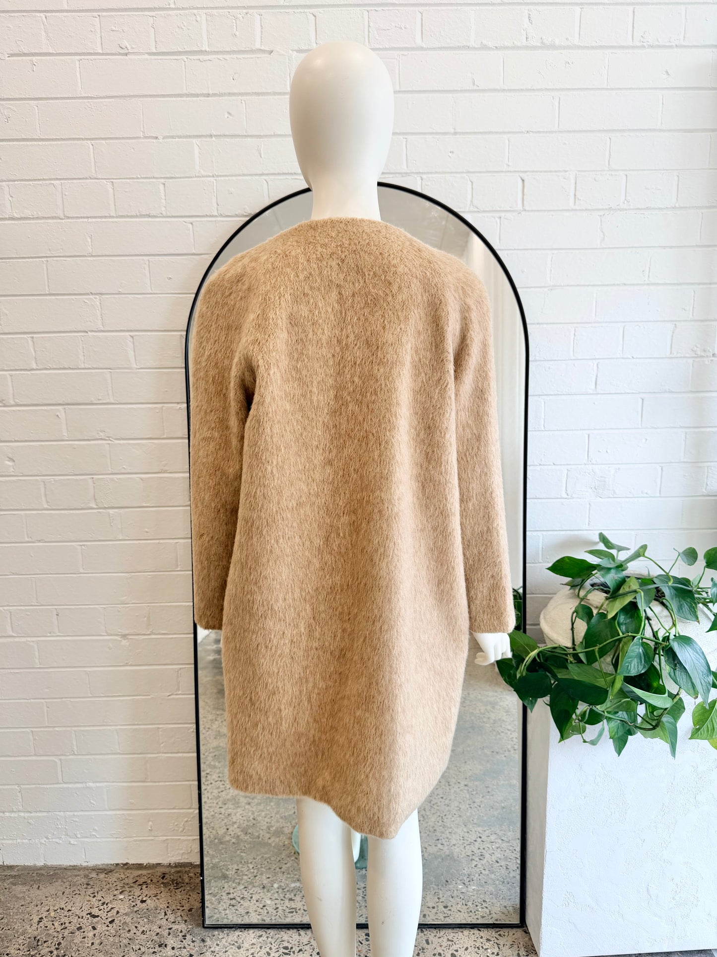 Max Mara Studio Camel Roseto Coat - Size 8 - 10