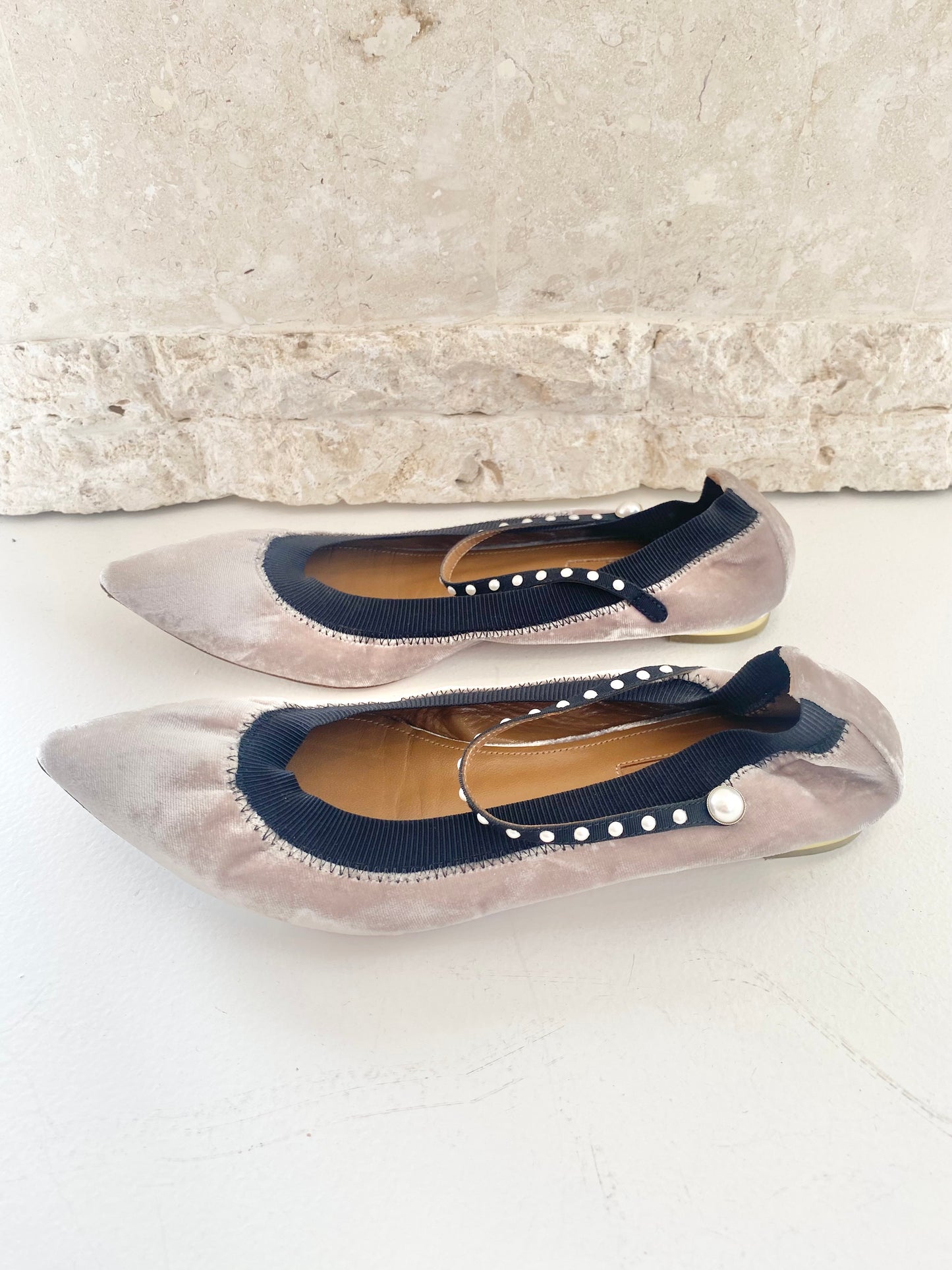 Aquazzura Nolita Ballet Flats - Size 37