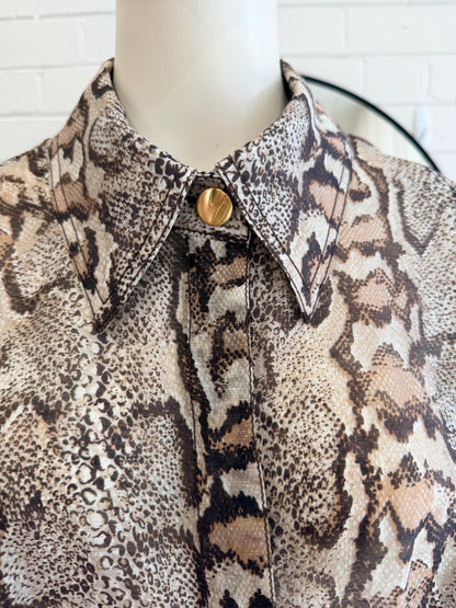 Aje Savana Murphie Shirt - Size 12 - Pre-Loved Geelong