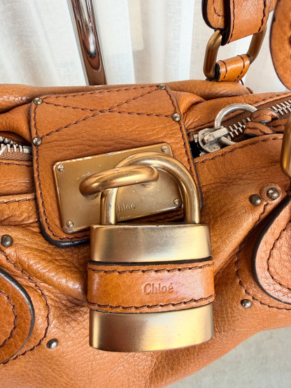 Vintage 2006 Chloe Tan Paddington Bag