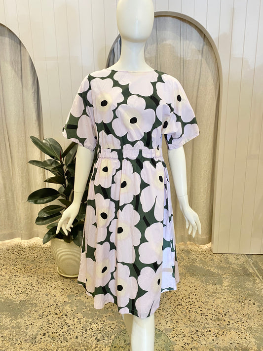 Marimekko Siloinen Pieni Unikko Dress - Size 12