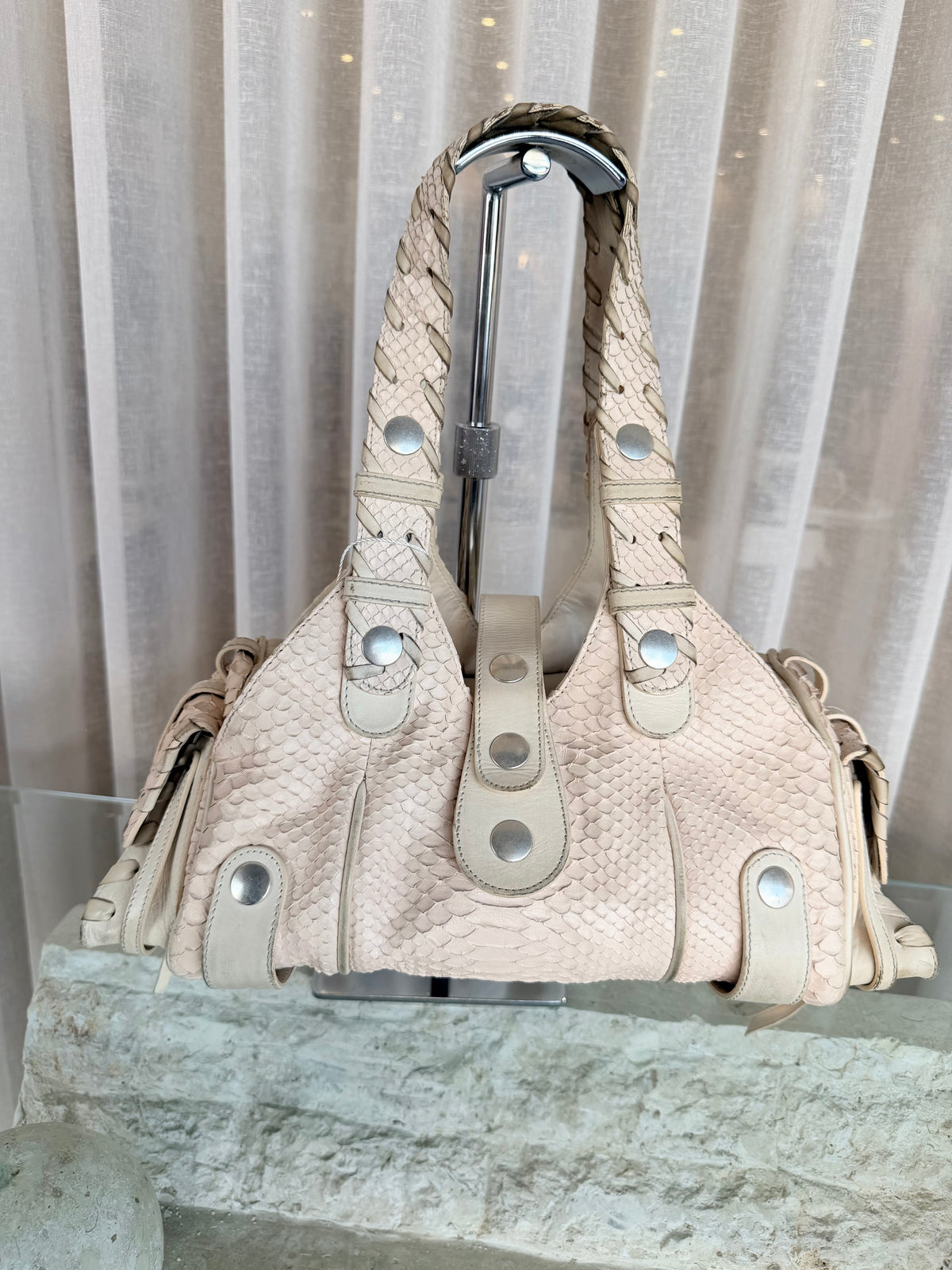 Vintage 2005 Chloe Python Silverado Handbag
