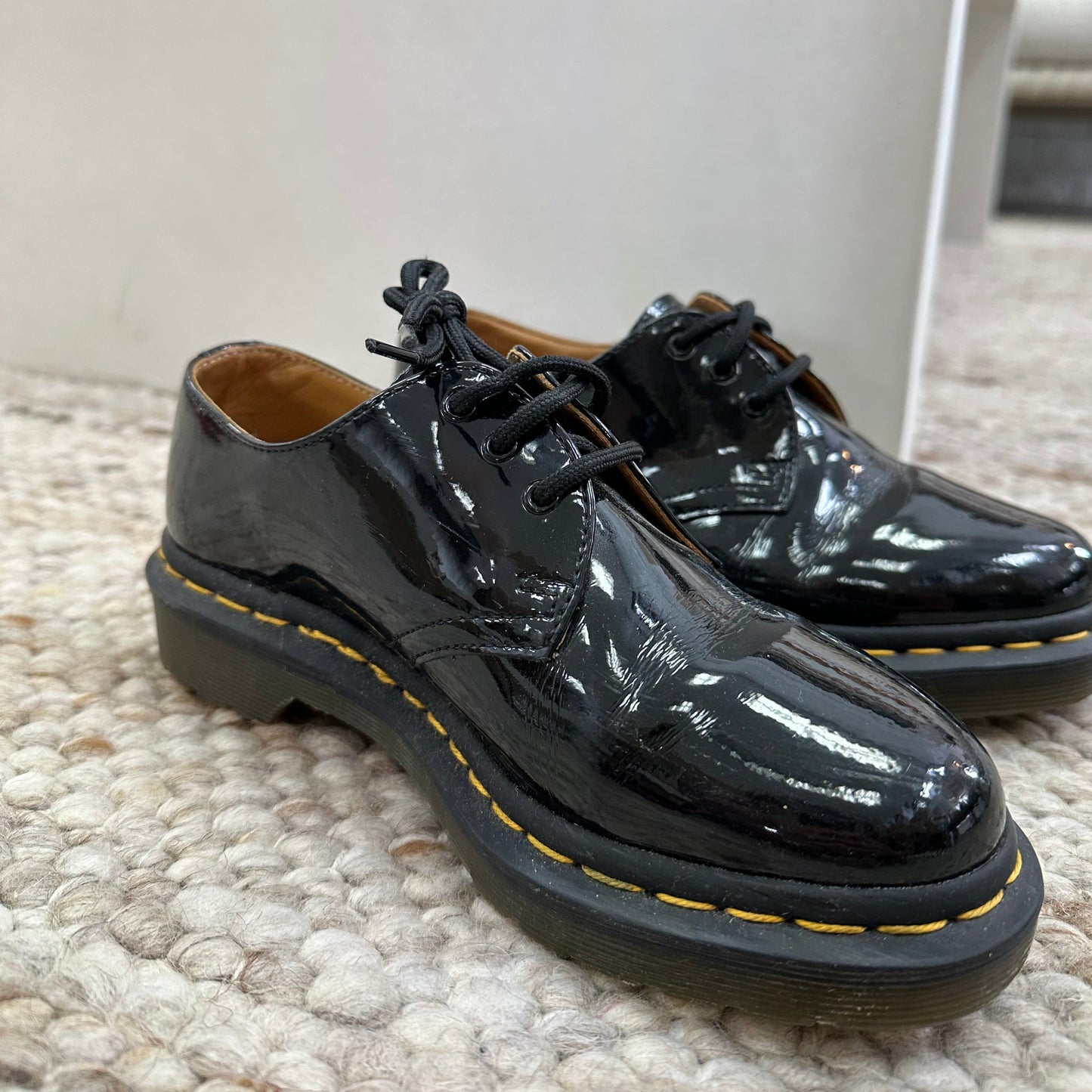 Doc Martens 1461 Black Patent - Size 37