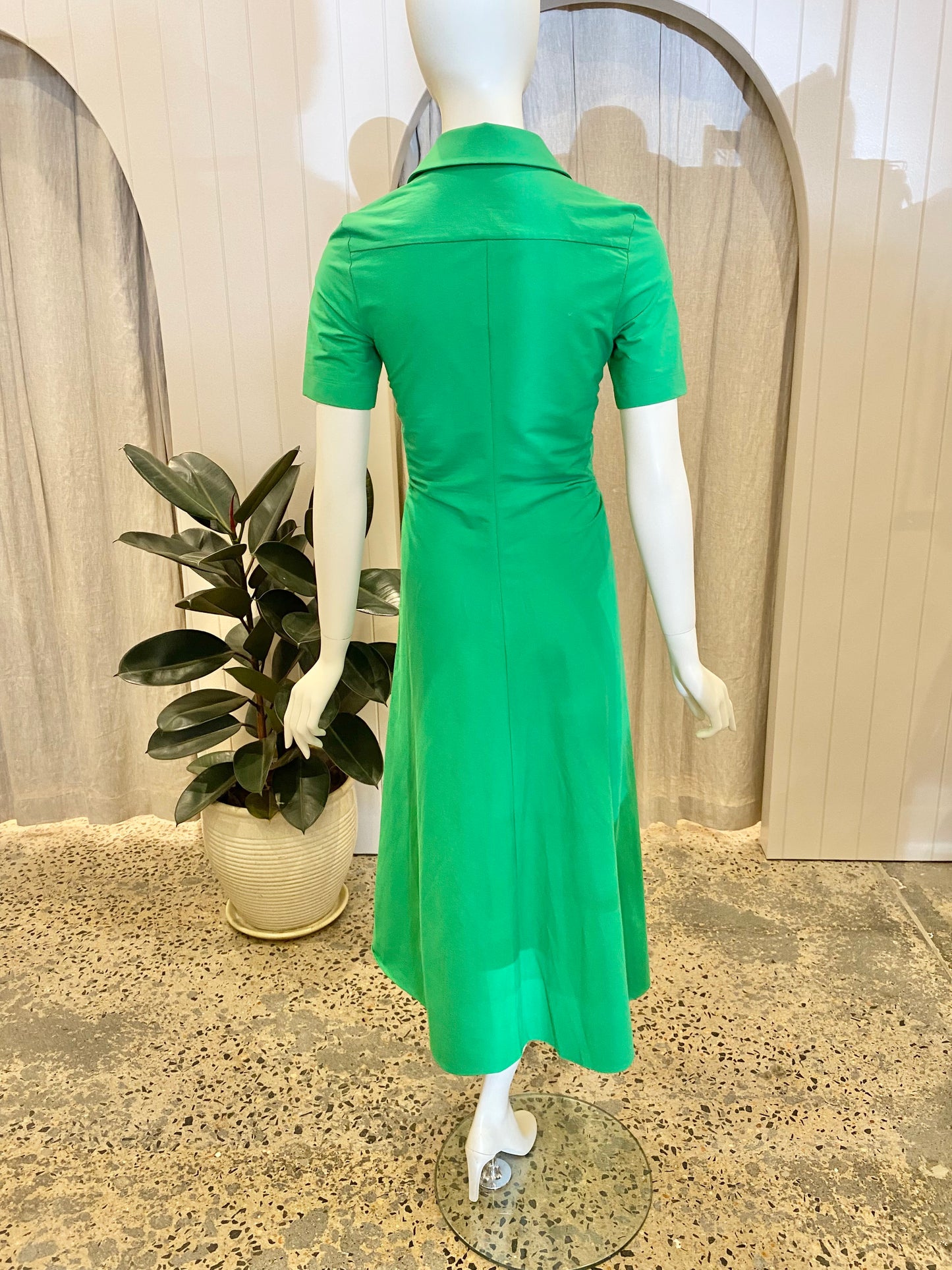 COS Shirtdress in Green - Size XS (8)