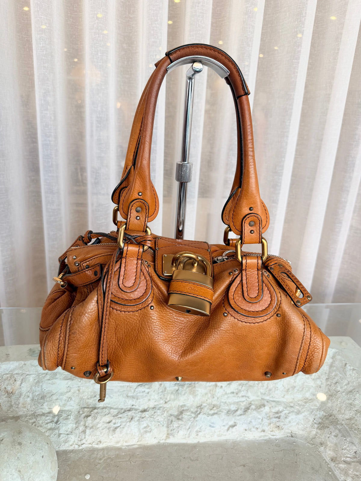 Vintage 2006 Chloe Tan Paddington Bag