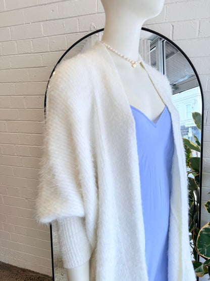 Zulu & Zephyr "Into My Arms" Ivory Knit Cardigan - Size 10