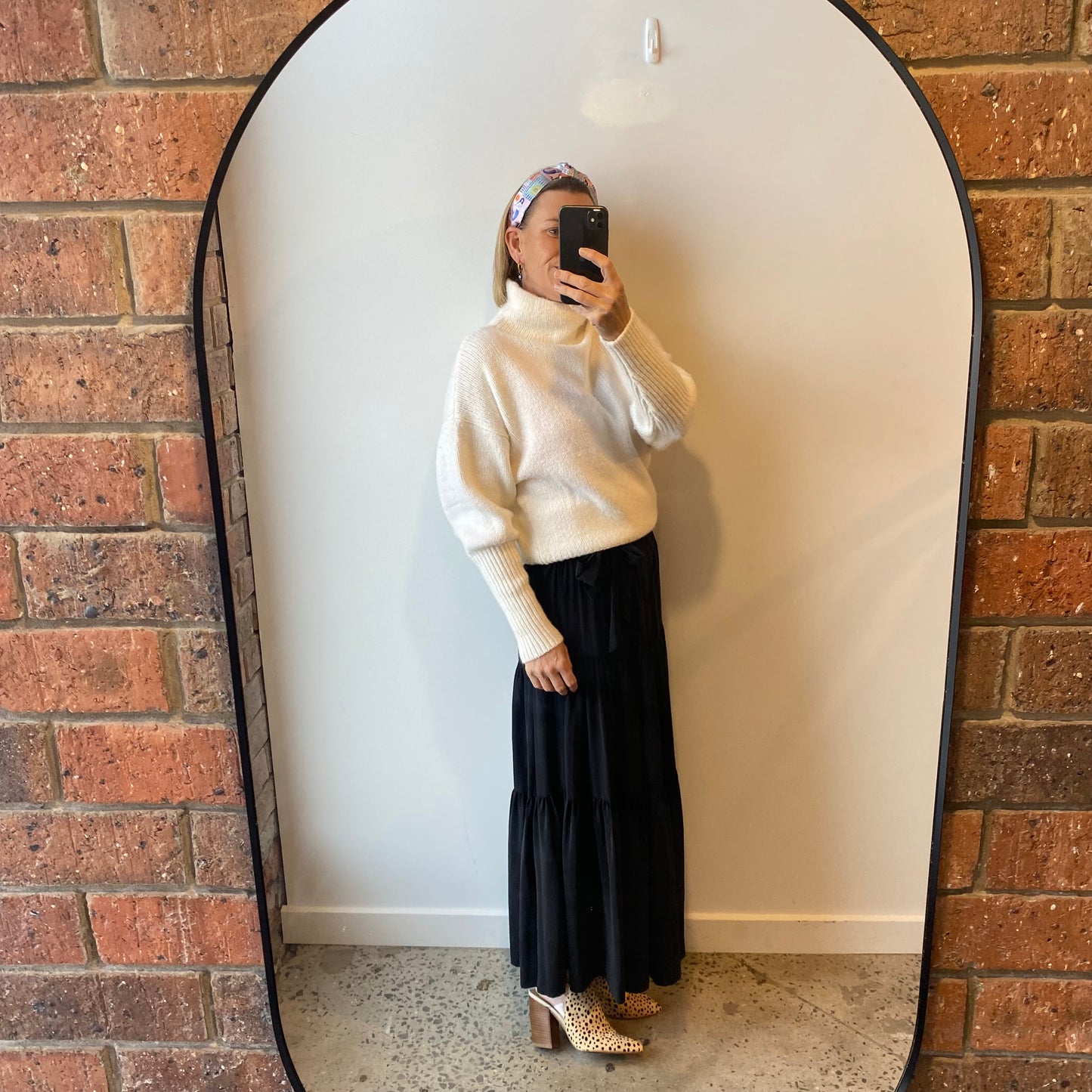 Country Road Funnel Neck Knit - Size 8