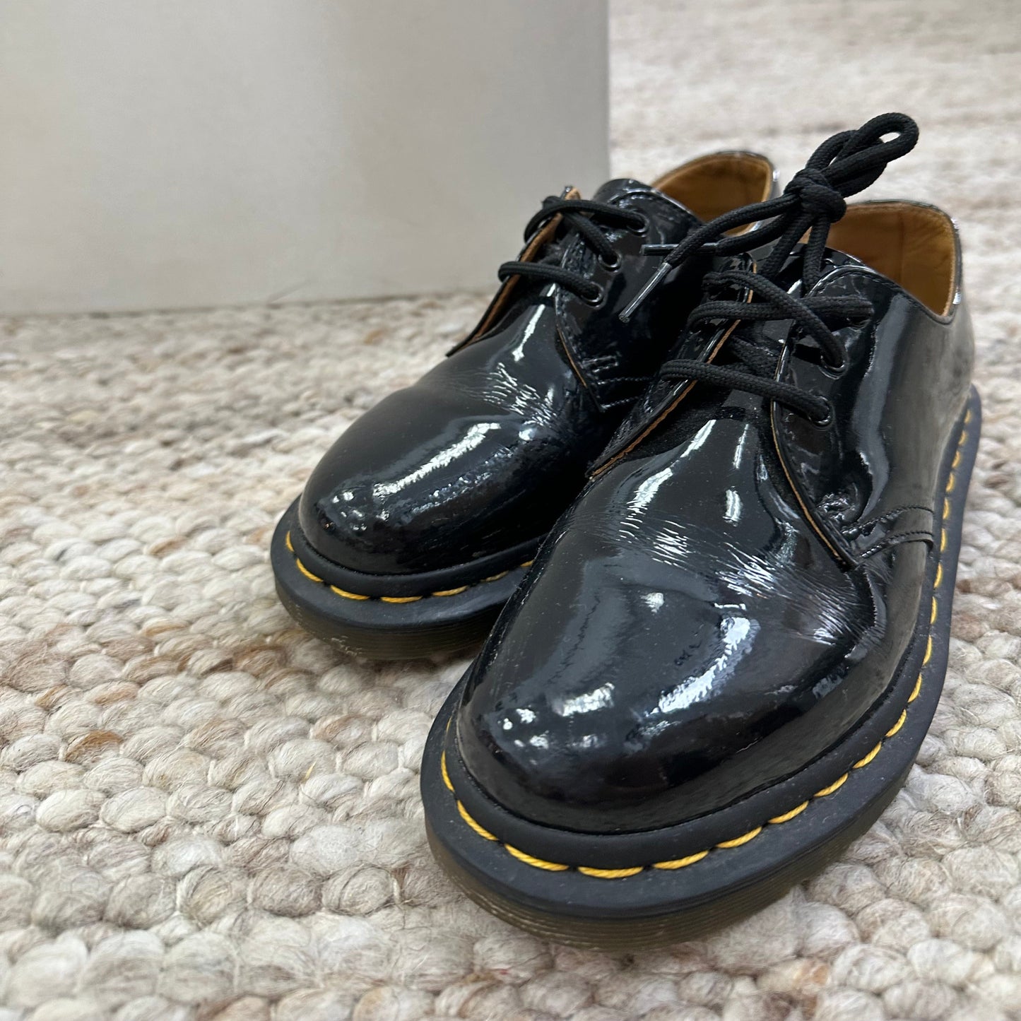 Doc Martens 1461 Black Patent - Size 37