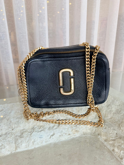 Marc Jacobs 'The Snapshot' Crossbody Bag in Black
