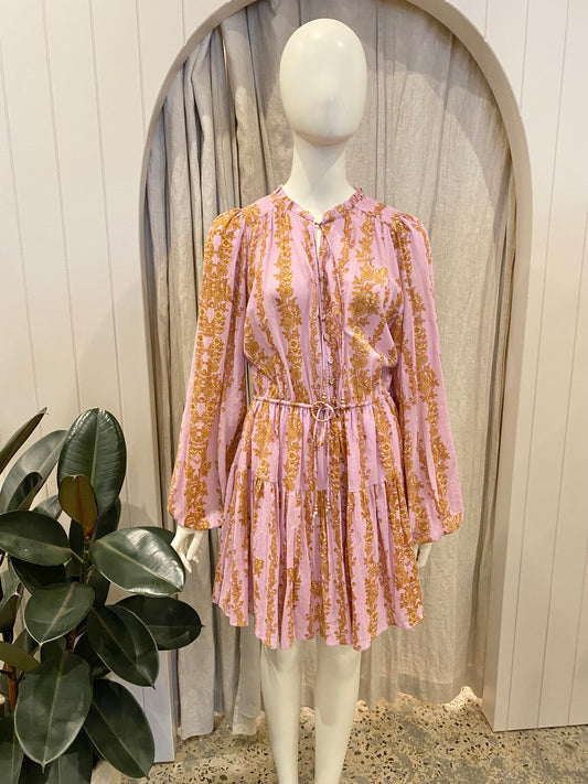 Kivari Floral Mini Dress - Size 12