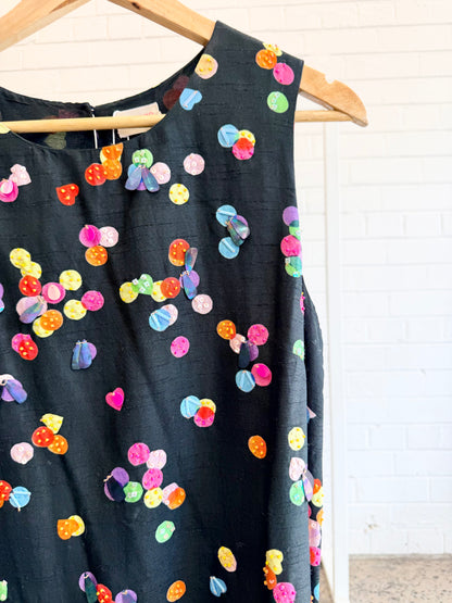 Gorman Confetti Hearts Shift Dress  - Size 10