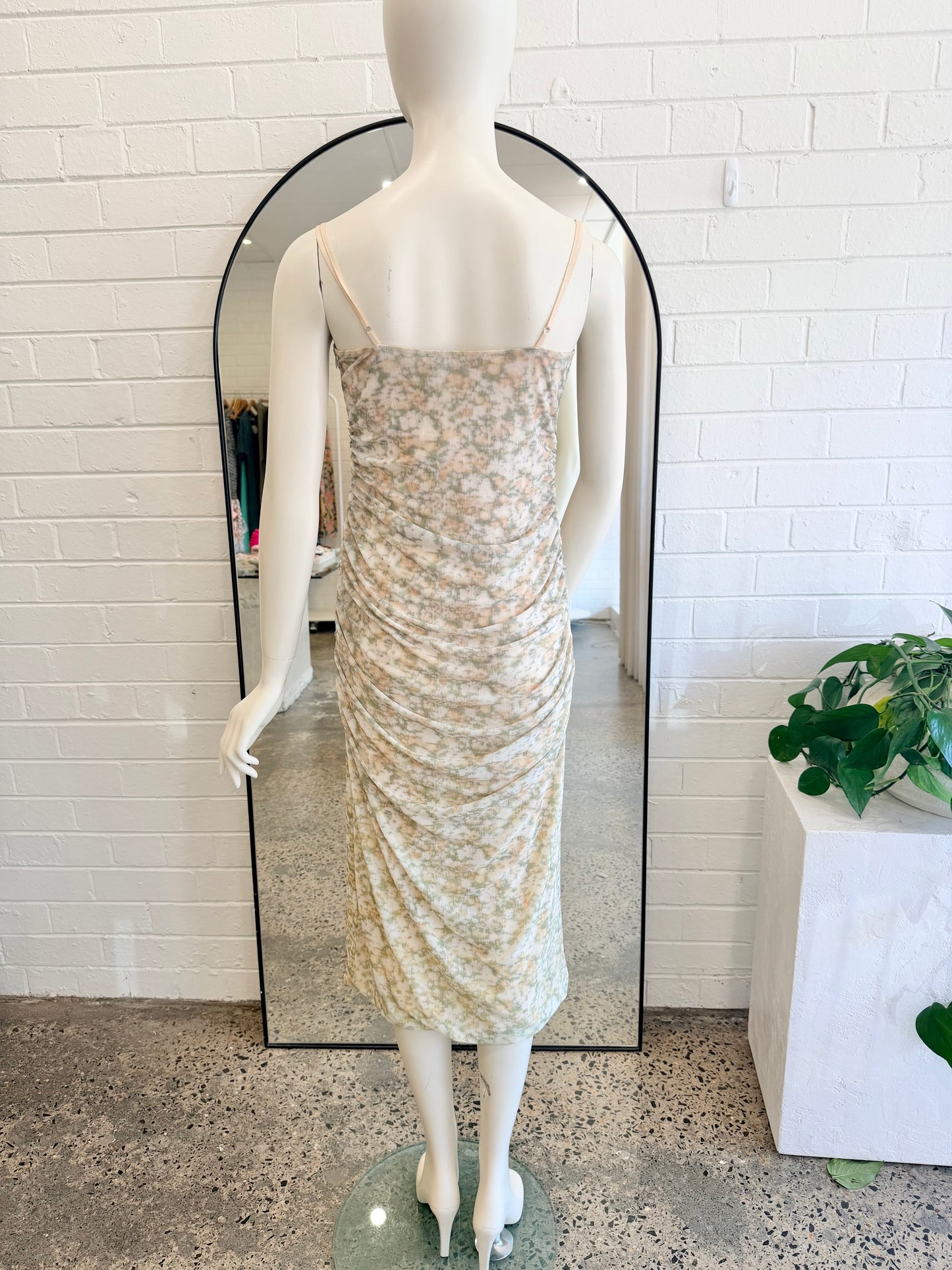 Camilla & Marc Majorelle Floral Print Midi Dress - Size 10