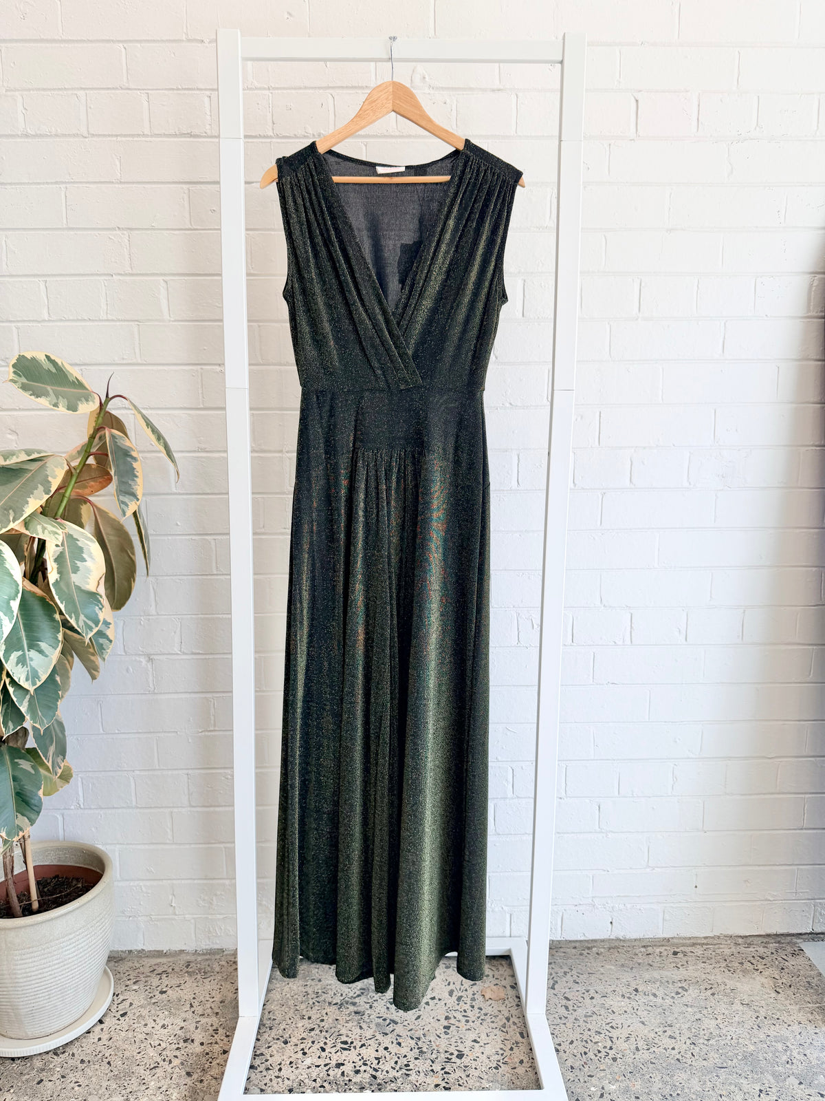 Sass and Bide Gold Midtown Manhattan Jumpsuit - Size M (10 - 12)
