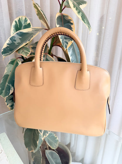 Bally Leather 'Doctors' Handbag in Tan