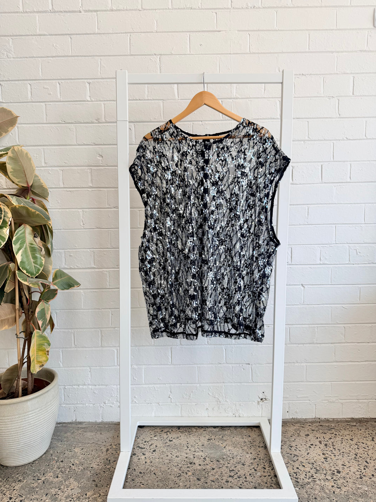 VRG Girl Devyn Sequin Top - Size 16