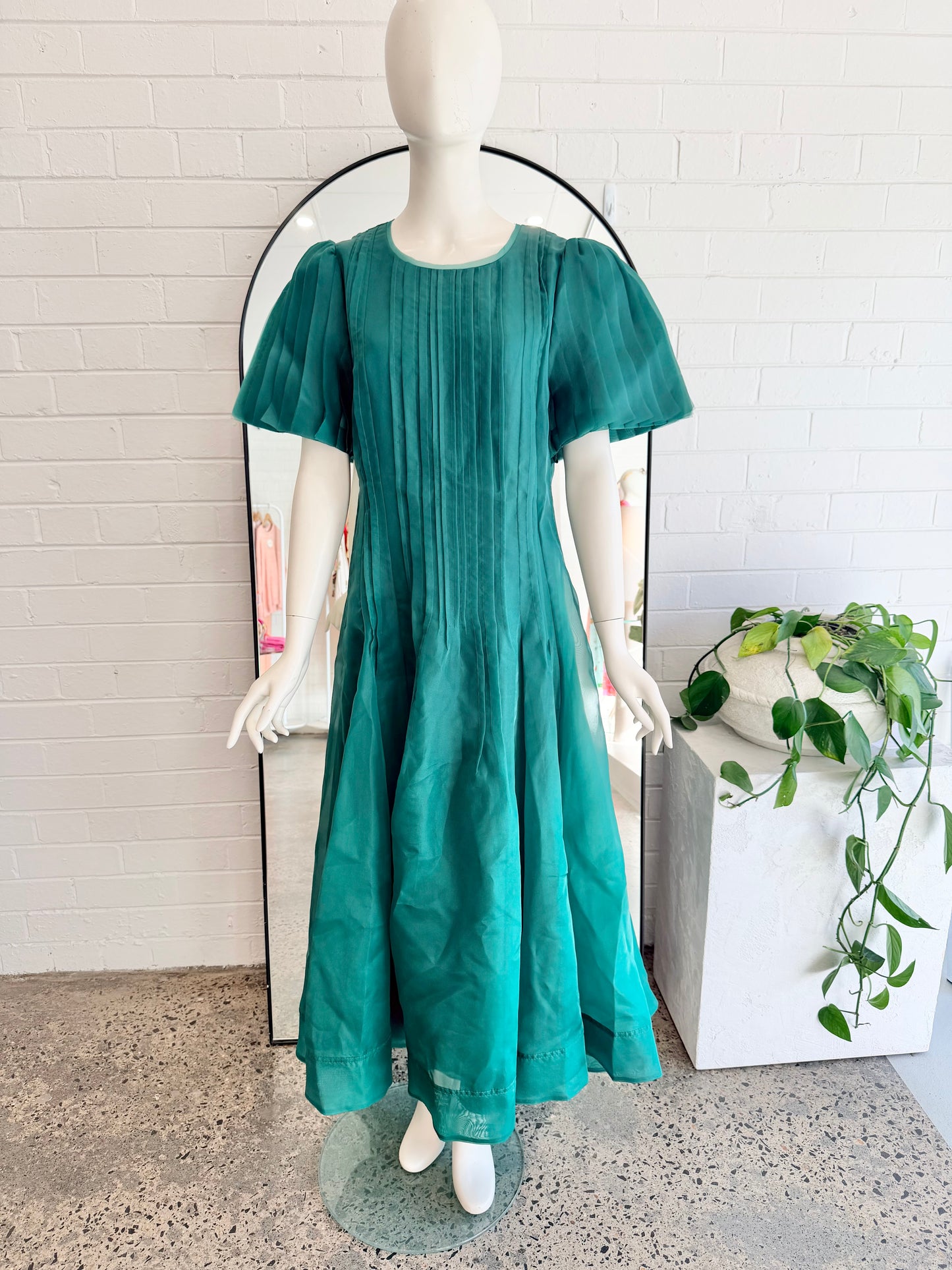Aje Emerald Green Nova Midi Dress - Size 14