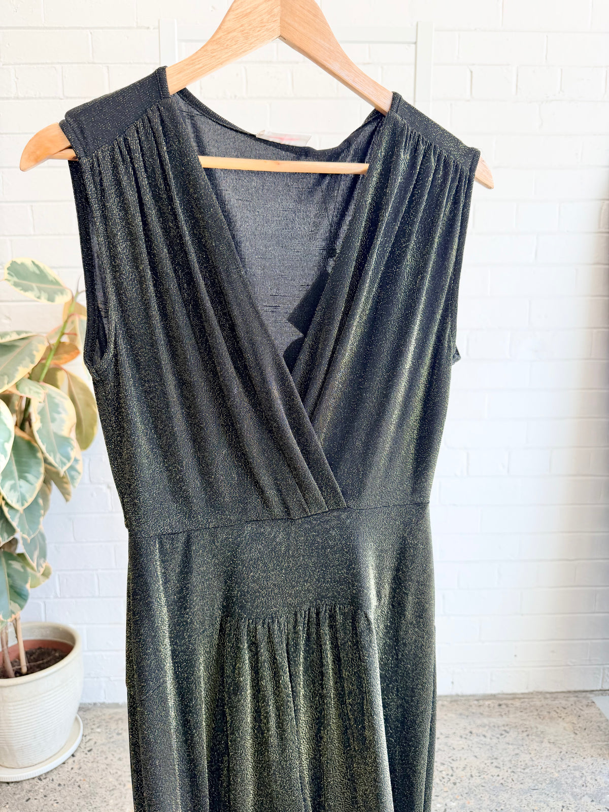 Sass and Bide Gold Midtown Manhattan Jumpsuit - Size M (10 - 12)