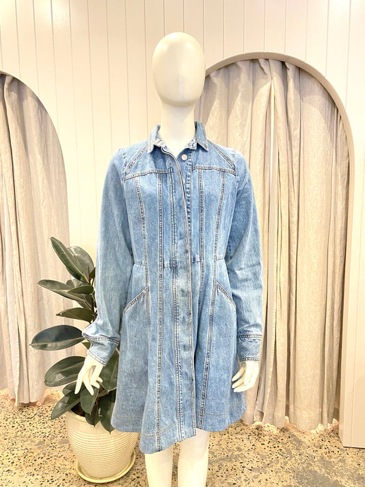 Morrison 'Atticus' Denim Dress - Size 12