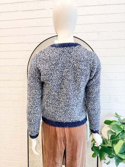 Maje Navy Mission Cardigan - Size 1 (8)