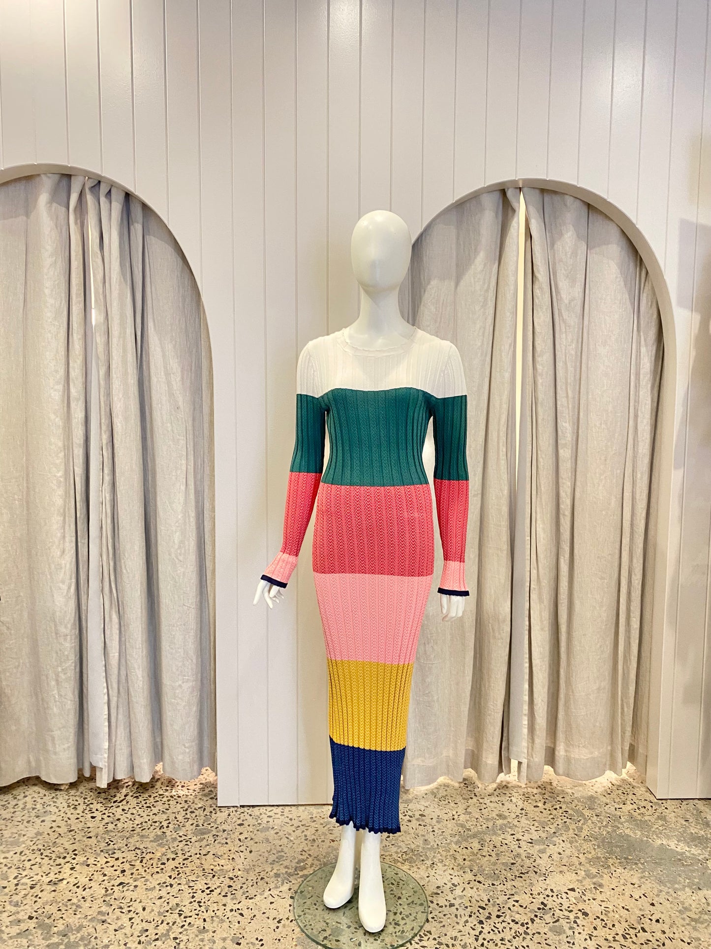 Onte 'Juli' Ribbed Knit Dress - Size M (10/12)