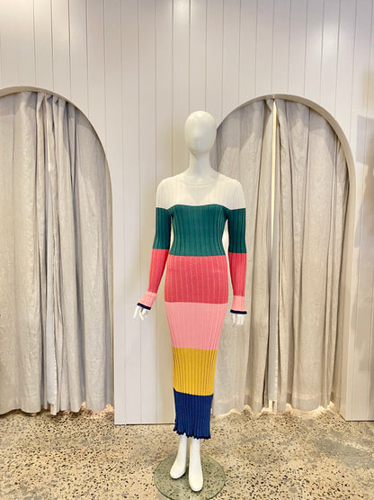 Onte 'Juli' Ribbed Knit Dress - Size M (10/12)