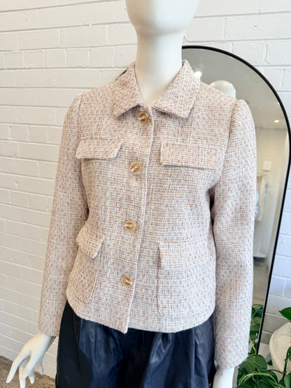Zoe Kratzmann Biscuit Adjoin Jacket - Size 1 (8)