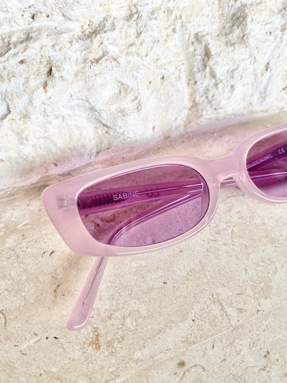 Lu Goldie Sabine Sunglasses in Lavender