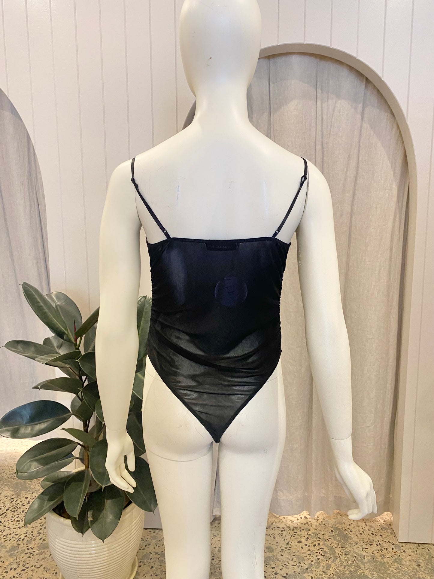 Camilla & Marc Majorelle Mesh Bodysuit - Size 12