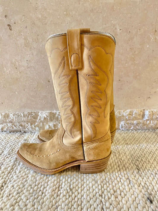 Texas Imperial Cowboy Boots in Camel - Size 39