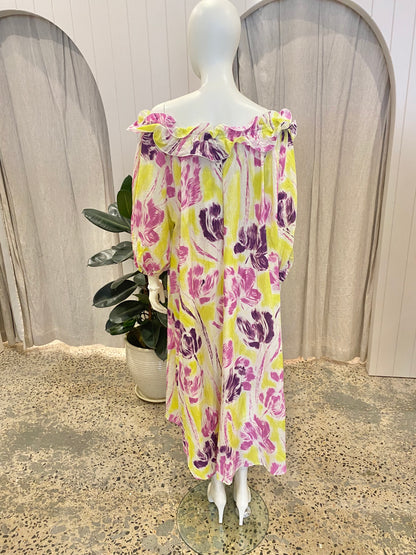 Essentiel Antwerp 'Dagent Ruffle Maxi Dress' Size 14/16