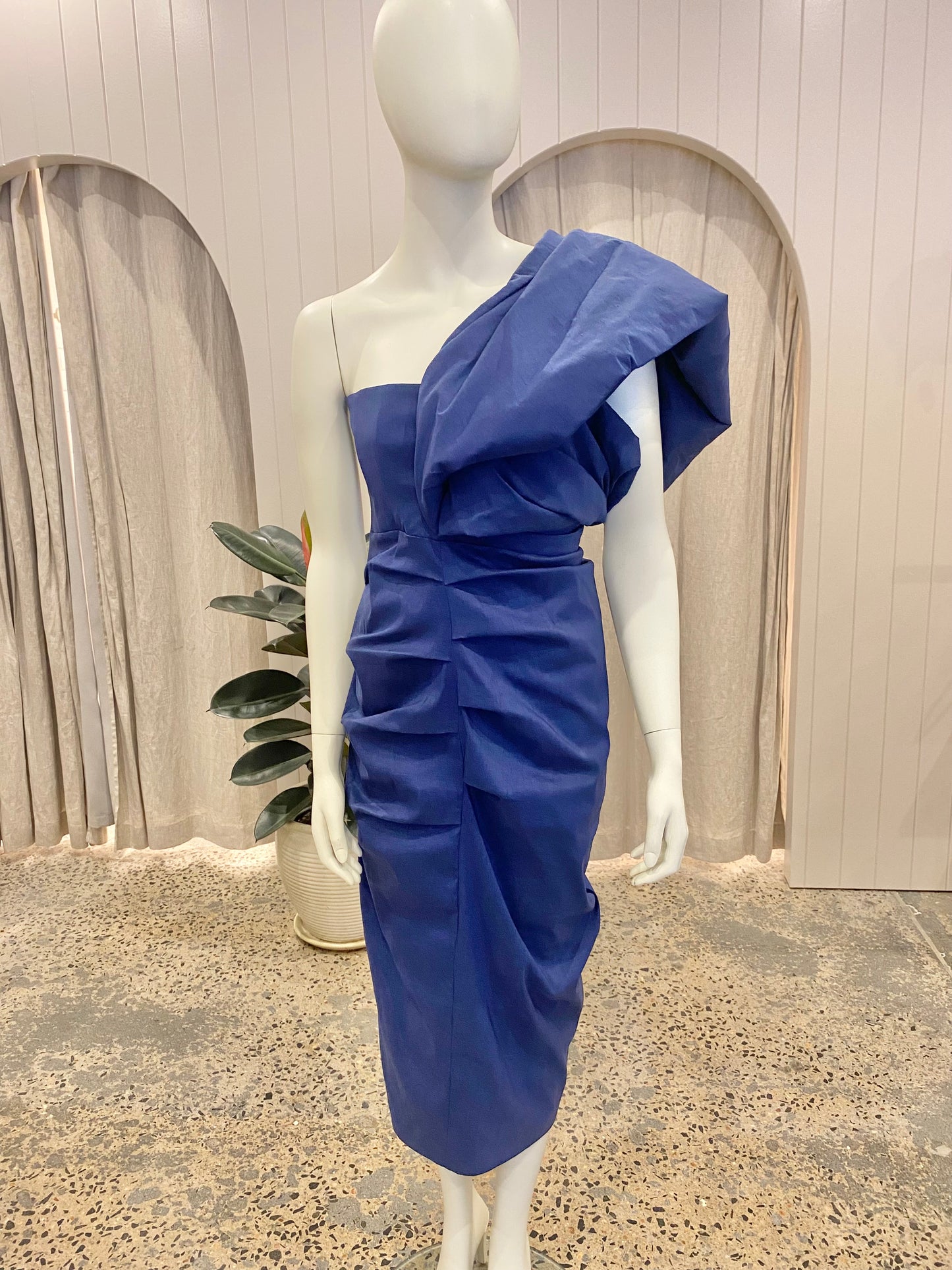 Rachel Gilbert Navy Kat Gown - Size 3/12