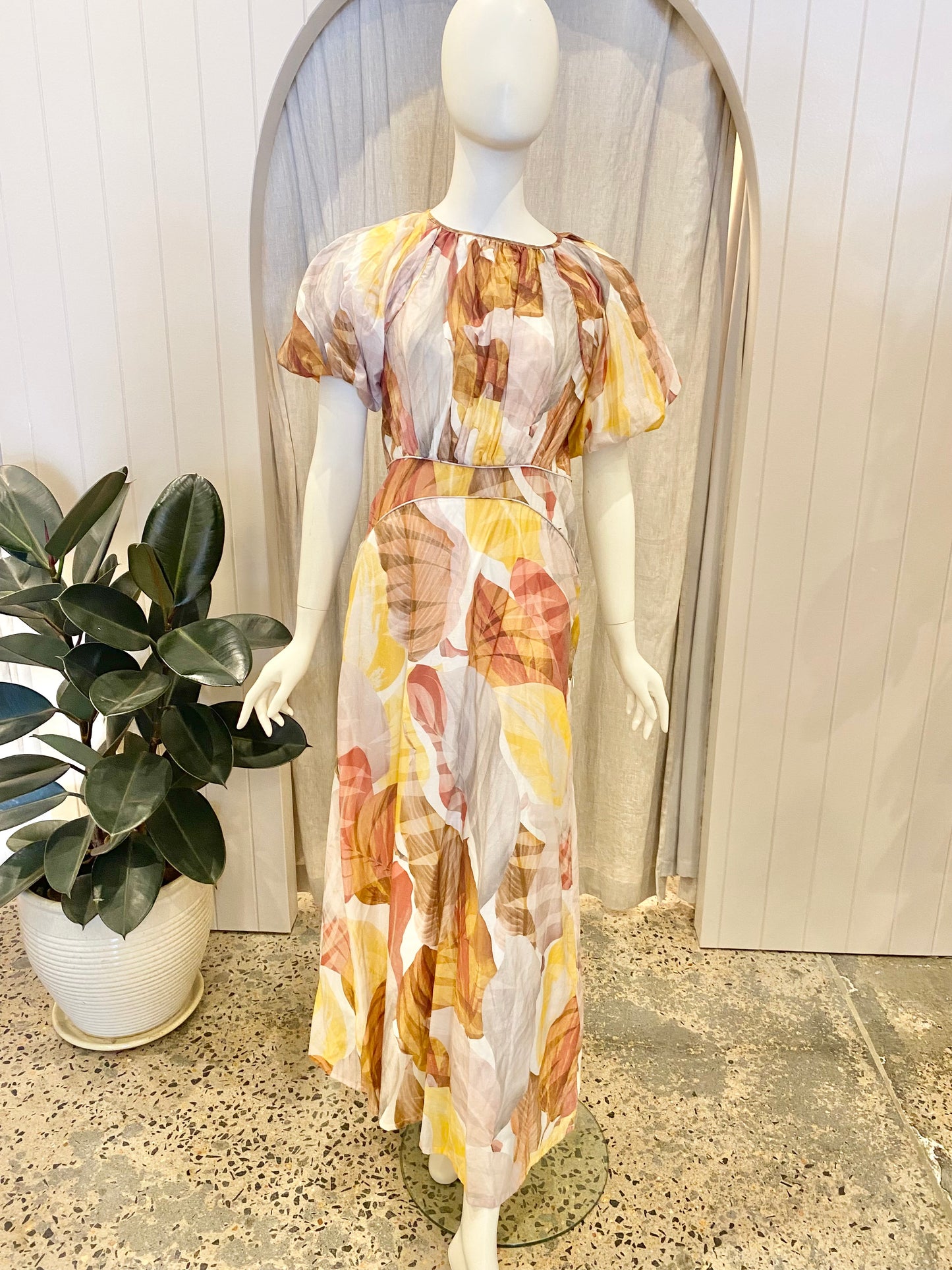 Morrison Anastasia Printed Maxi Dress - Size 0 (8)