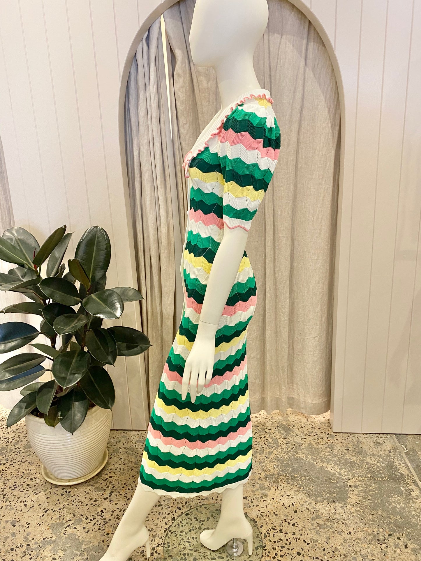 Steele 'Sparrow' Crochet Dress - Size XS (8)