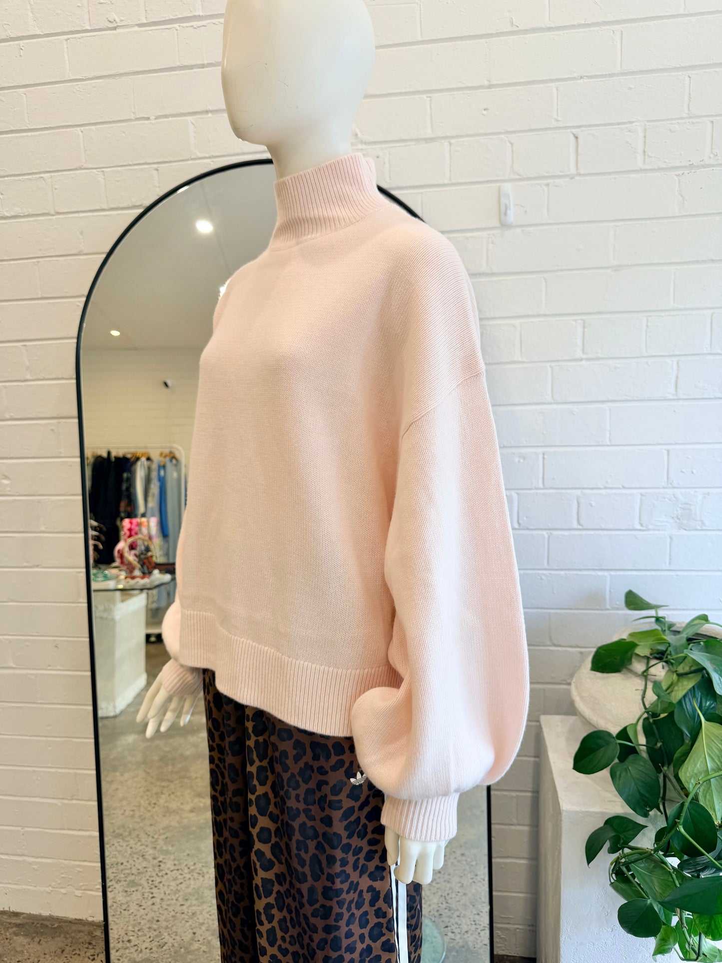 Reiss Royal Ballet Blush Batwing Lily Jumper - Size M (12 - 14)