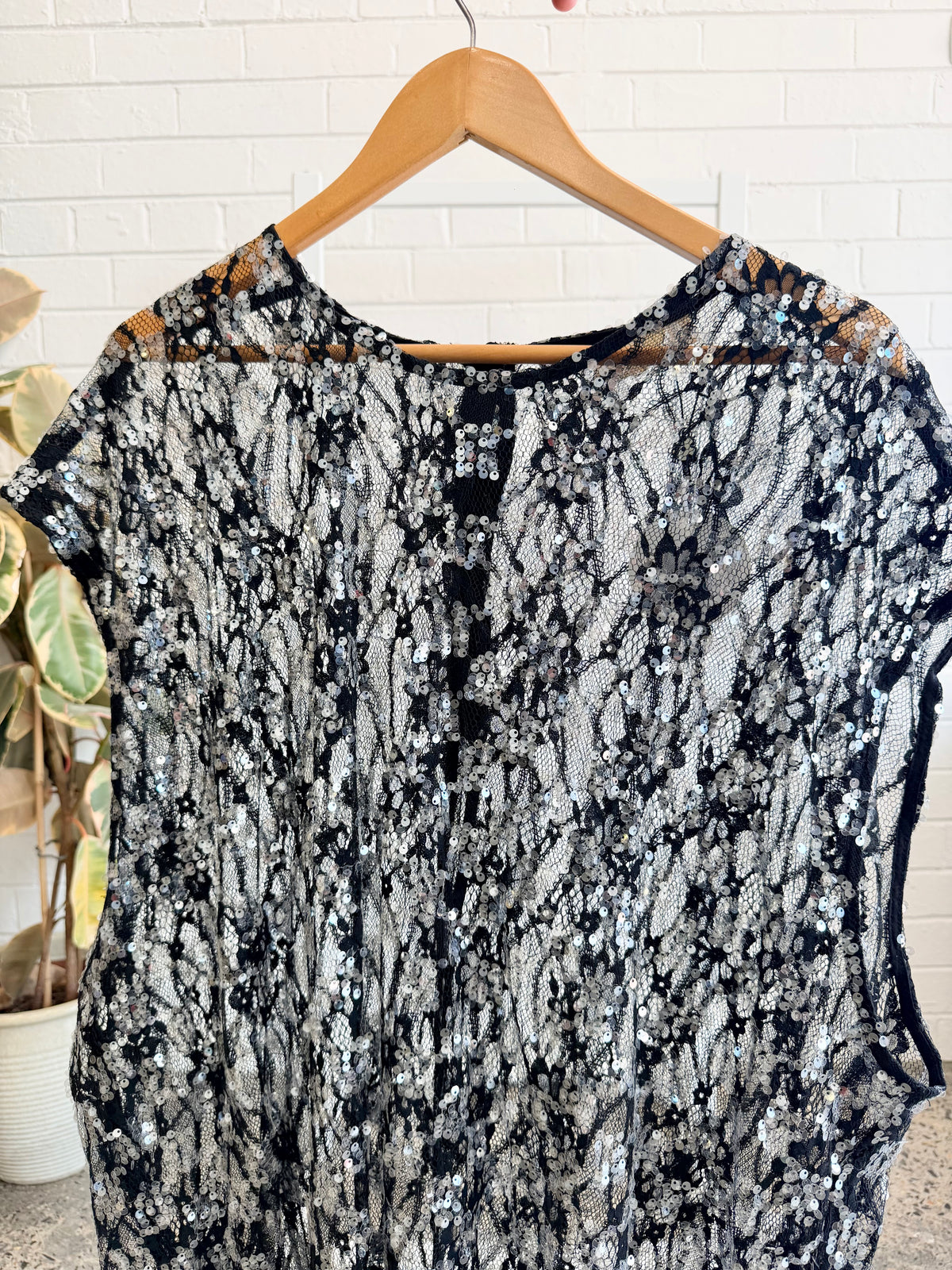VRG Girl Devyn Sequin Top - Size 16
